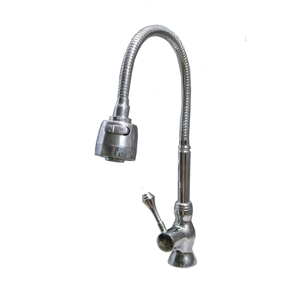 Chrome Kitchen Pillar Tap in Kenya l Kitchen Bib Taps in Nairobi Kenya - Tap with Adjustable Knob