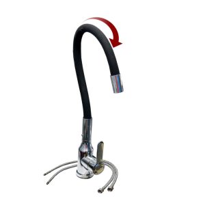 Black Kitchen Faucets/ Mixers in Kenya - Flexible Tube Kitchen Mixer