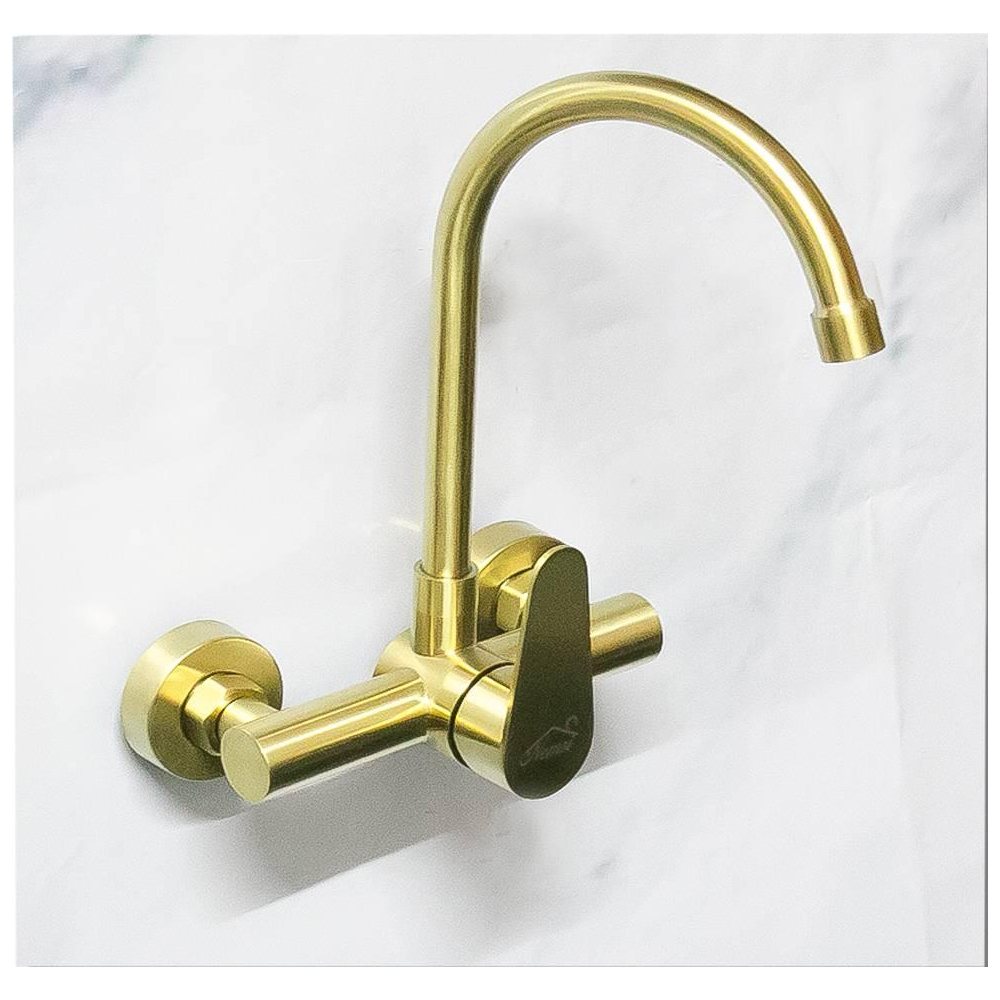 Kitchen Faucets/ Mixers in Kenya - Gold Kitchen Wall Mixer