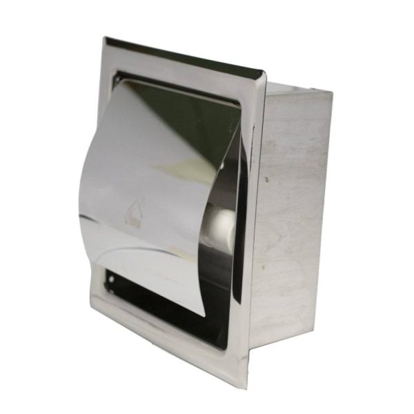 Get Mirror Box Tissue Paper Holder - Stainless Steel| Buy Tissue Holder - Enclosed Mirror Tissue Holder |