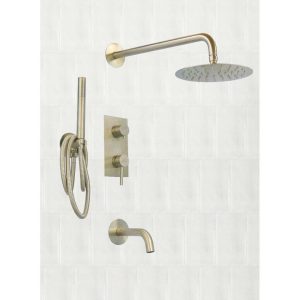 Concealed Shower Mixer - Available in Kenya - Stainless Steel