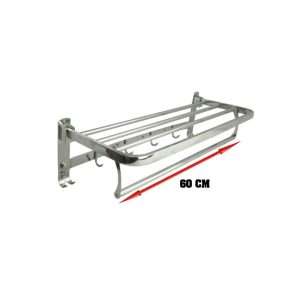Stainless Steel Mirror Finish Towel Rack in Nairobi, Kenya | Bathroom Accessories in Nairobi, Kenya | Towel Holders in Nairobi, Kenya - 60cm Kitchen Shelf Organizer