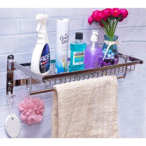 Stainless Steel Mirror Finish Towel Rack in Nairobi, Kenya | Bathroom Accessories in Nairobi, Kenya | Towel Holders in Nairobi, Kenya