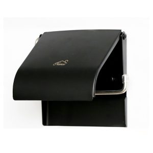 Black Reinforced Tissue Holder - Self Adhesive Tissue Holder