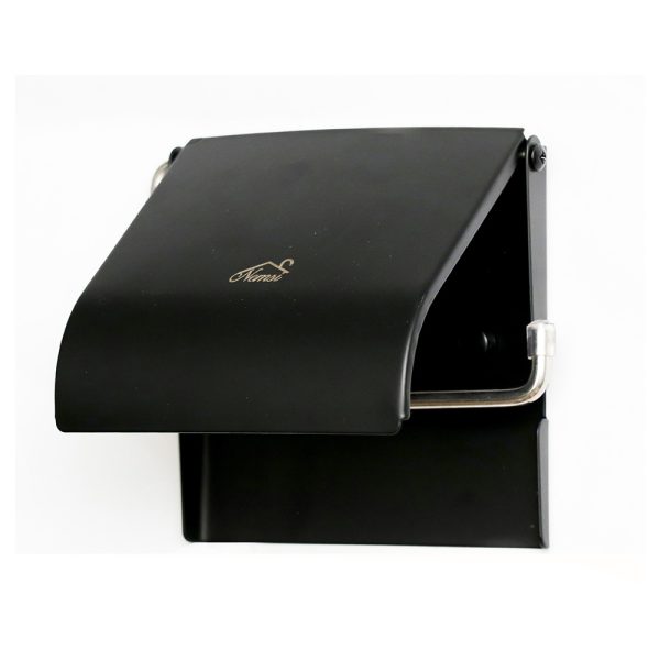 Black Reinforced Tissue Holder - Self Adhesive Tissue Holder