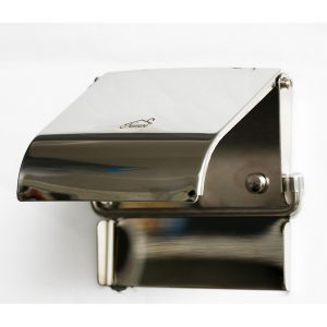 Mirror Reinforced Tissue Holder - Adhesive Mount Tissue Holder