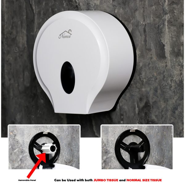 Plastic Jumbo Tissue Paper Holder - Stainless Steel| Buy Tissue Holder | Plastic Jumbo Tissue Holder