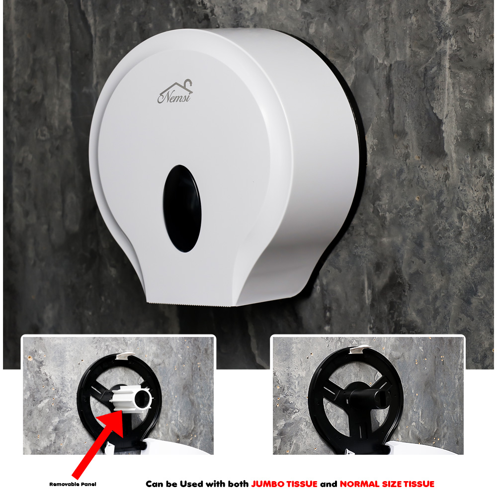 Plastic Jumbo Tissue Paper Holder - Stainless Steel| Buy Tissue Holder | Plastic Jumbo Tissue Holder