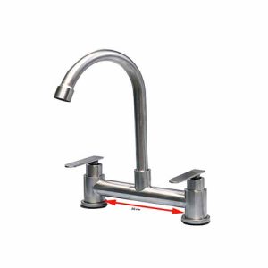 Double Knob Kitchen Mixer